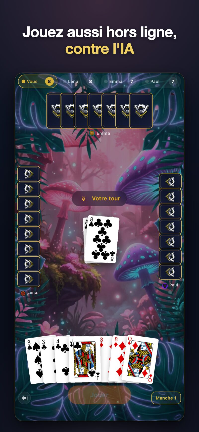 Partie hors ligne contre l'IA